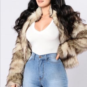 Francesca faux fur jacket Fashion Nova